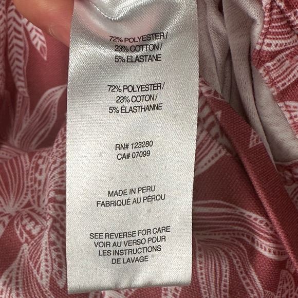 Travis Mathew Sea Journey Golf Polo Shirt XL Pink White Floral All Over Print - Picture 11 of 13